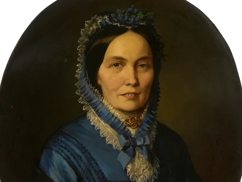 1853-Marie Großmann - Ritratto di Sophie Krebs, nata Schaal